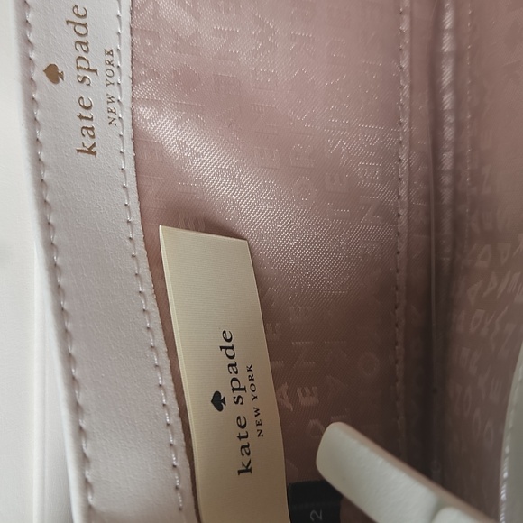 Kate Spade Neda Metallic Silver Perforated Wallet - Picture 6 of 7